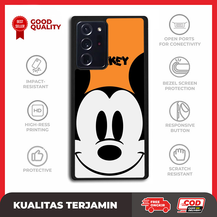 Casing Case Custom Samsung Note 20 10 9 8 7 5 Ultra Plus FE Mickey Mouse AE3425 Hardcase A16
