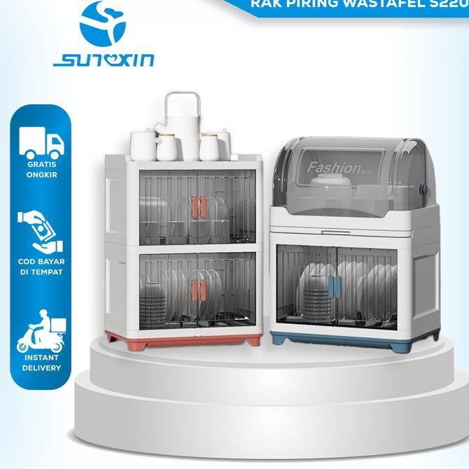 Sunxin  rak piring wastafel S2201/ rak cangkir /  rak piring Plastik /