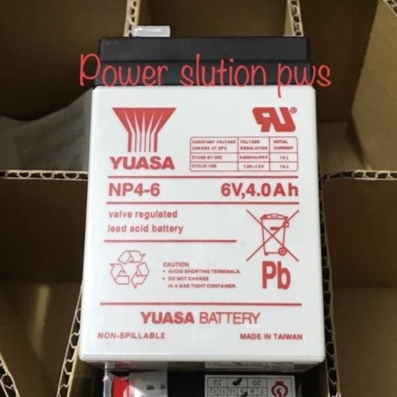 Aki Baterai asli original Panasonic 6v 4Ah 6v 4,5Ah accu aki mf