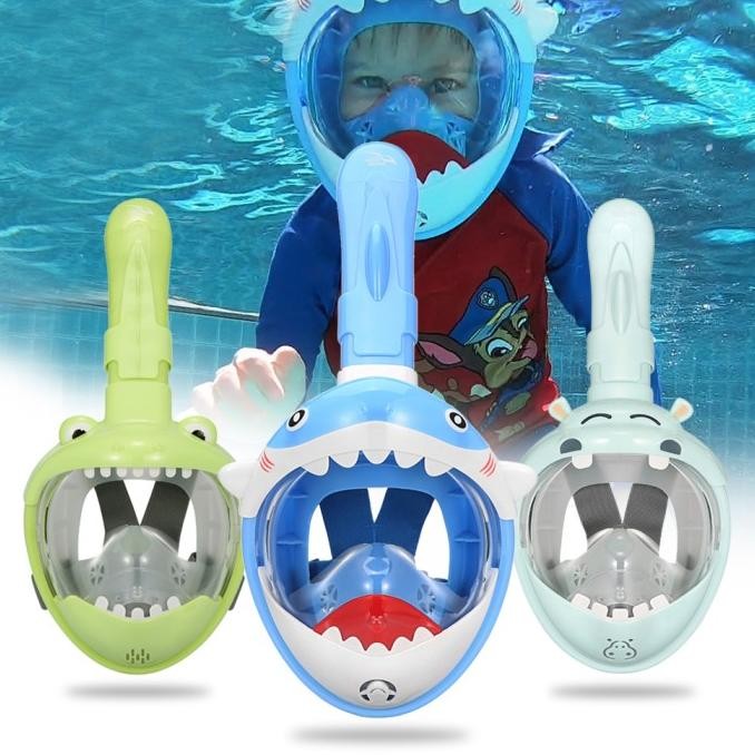 Thenice Kids Snorkeling Diving Hippo Mask - Masker Snorkeling Anak