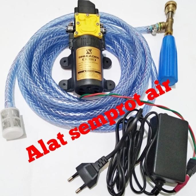 Pompa air mini DC Alat semprot spray cuci steam motor AC