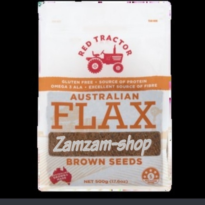 

Red tractor flax brown seeds gluten free 500gr