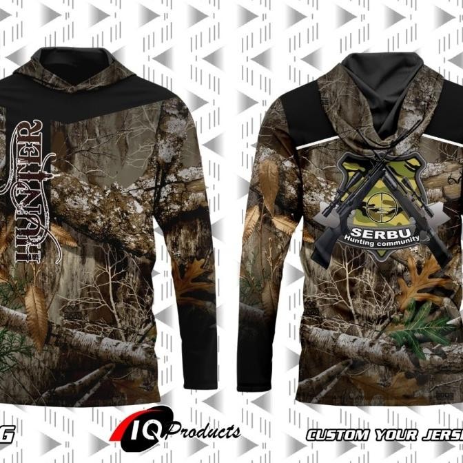BAJU HUNTING MOTIF EDGE KOMBINASI / BAJU CAMOFLASE / BAJU BERBURU