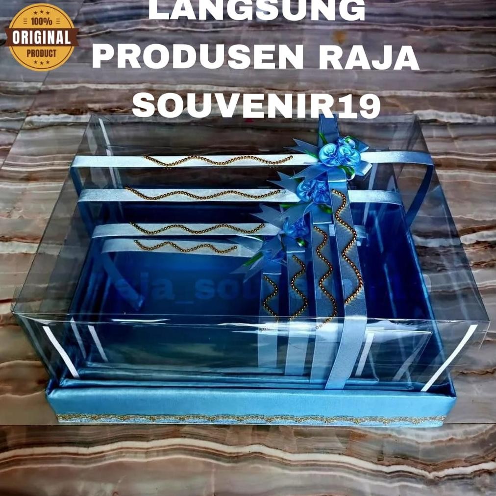 

TR24 Kotak Seserahan Pernikahan Set Lengkap Isi 4 Box Hantaran Parcel Mika Hemat