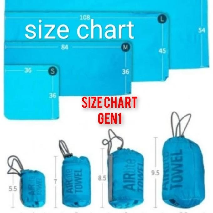 SEA TO SUMMIT AIRLITE TOWEL M 50X100 ANTIBACTERIA handuk ultralight