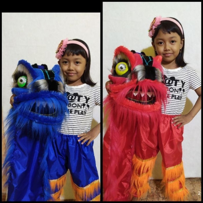 Jual Barongsai Anak Nyala/Custom Anak Barongsai Dan Celana