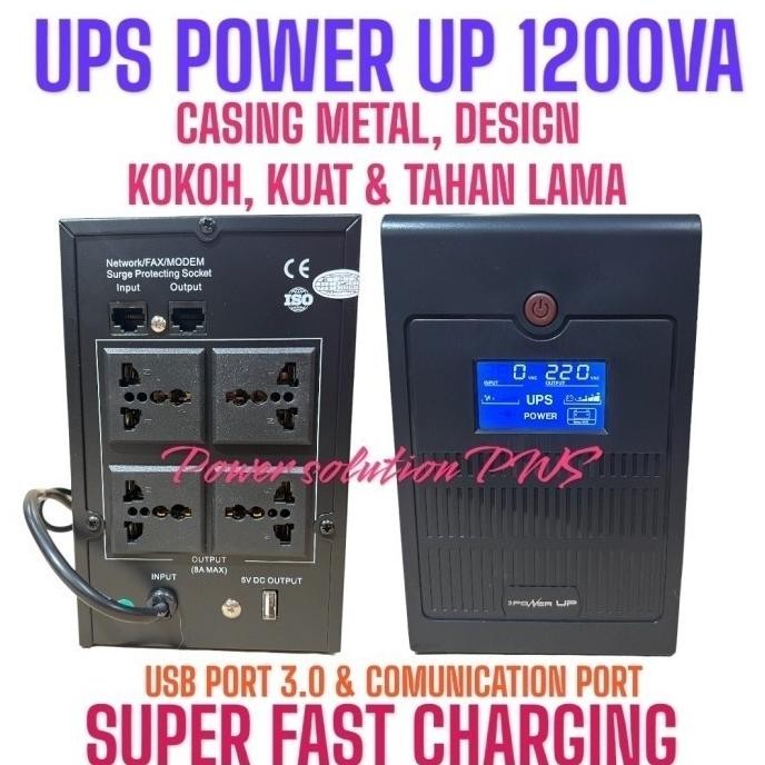 Ups Aldo 1200 Va ups komputer battery backup stabilizer ups 1200Va