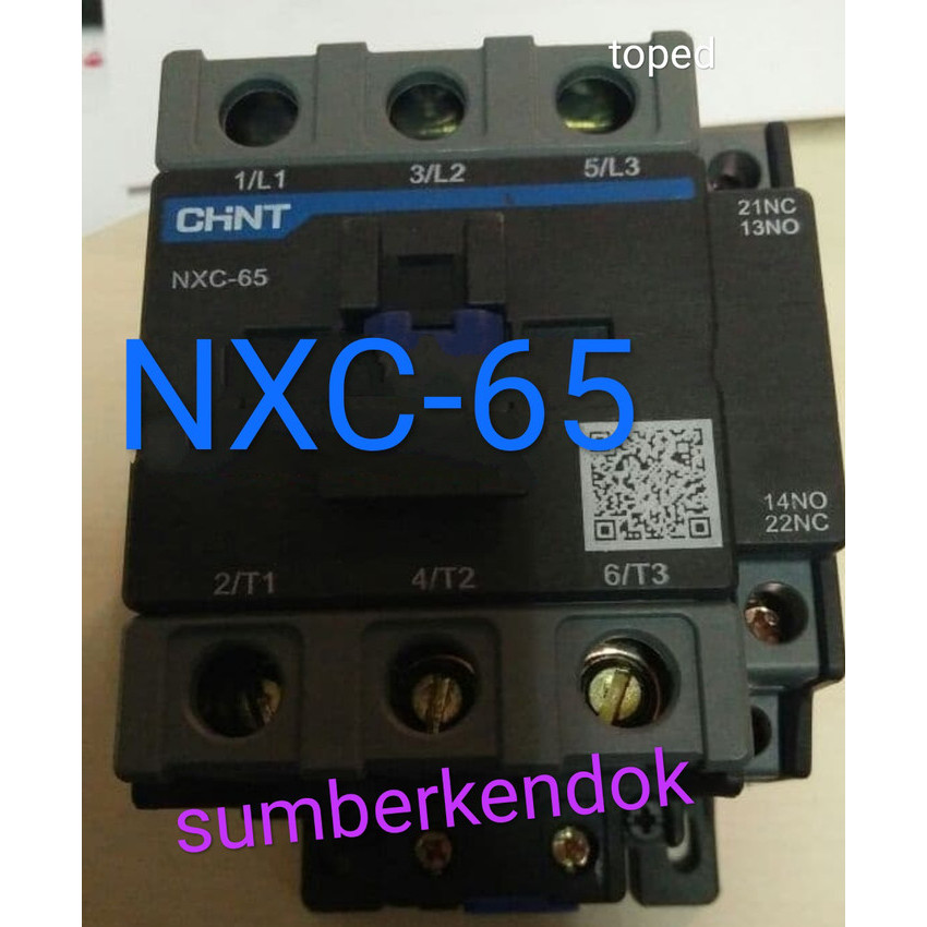 NXC-65 80A 3P 30KW Magnetik Kontaktor Chint Contaktor bukan Schneider