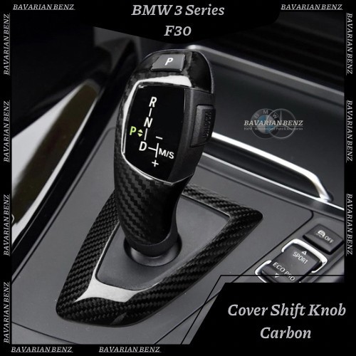 Cover Trim Gear Shift Knob Carbon Interior BMW f30 f10