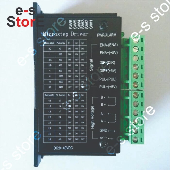 42 / 57 / 86 Stepper Motor Driver 32 Segment Tb6600 4 A