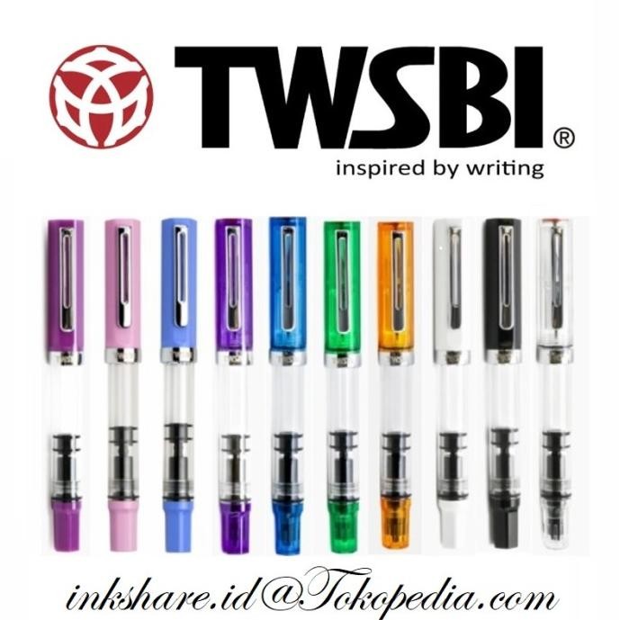 

TWSBI Eco Fountain Pens - Clear, White, Black, LE