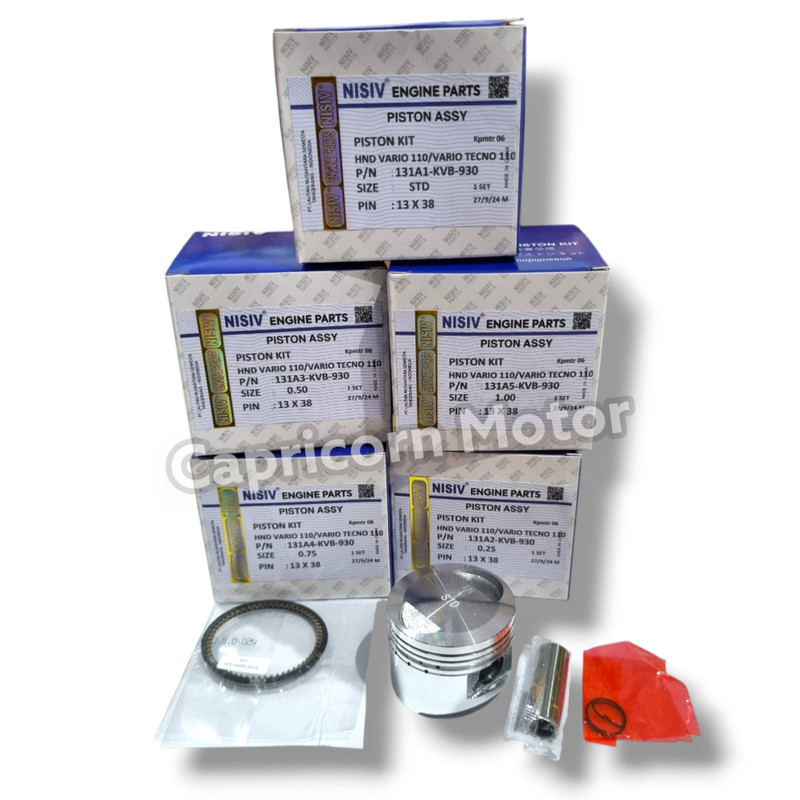Piston Kit VARIO 110 Karbu Lama NISIV oversize STD 25 50 75 100