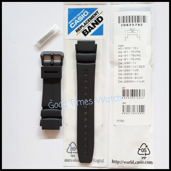 Strap Casio Ad 300 Aw 61 Dw 290 Dw 290G Dw 280 Casio Original