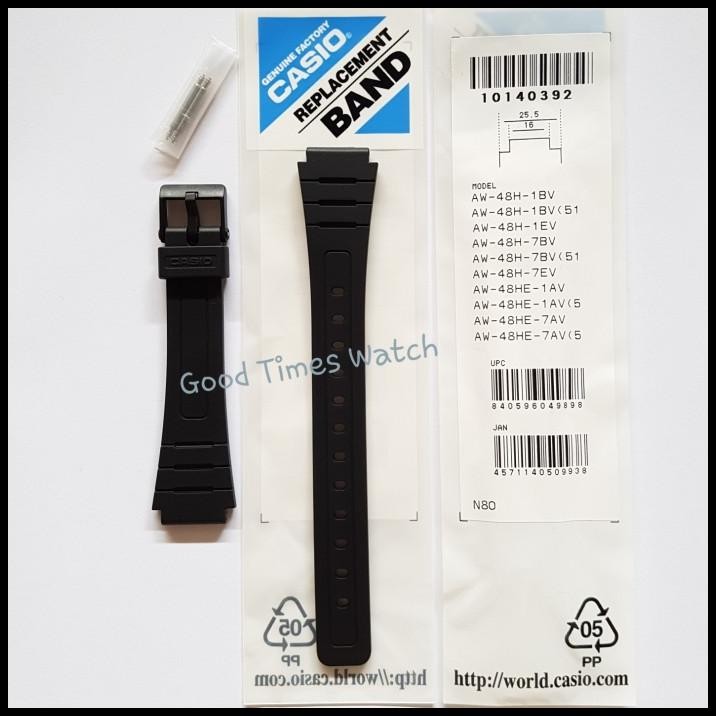 Strap Casio Aw-48H Aw-48He Aw 48H Aw 48He Aw 48 Casio Original