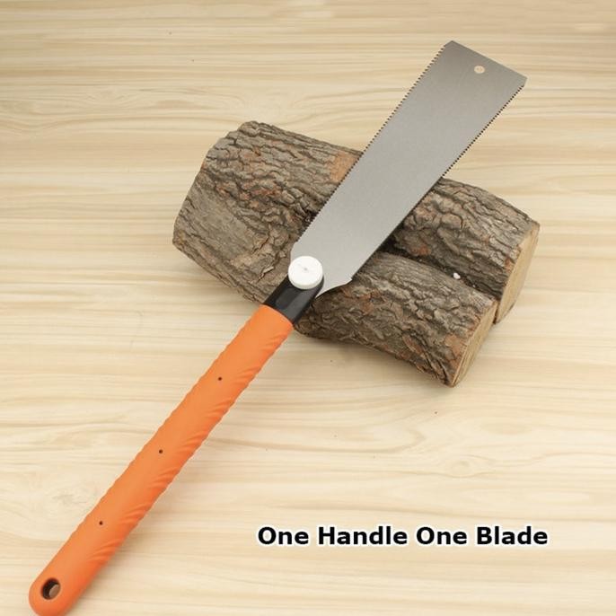 IKURA Gergaji Jepang Ryoba Double Edge 2 sisi Tajam Saw Rip Cut Cross