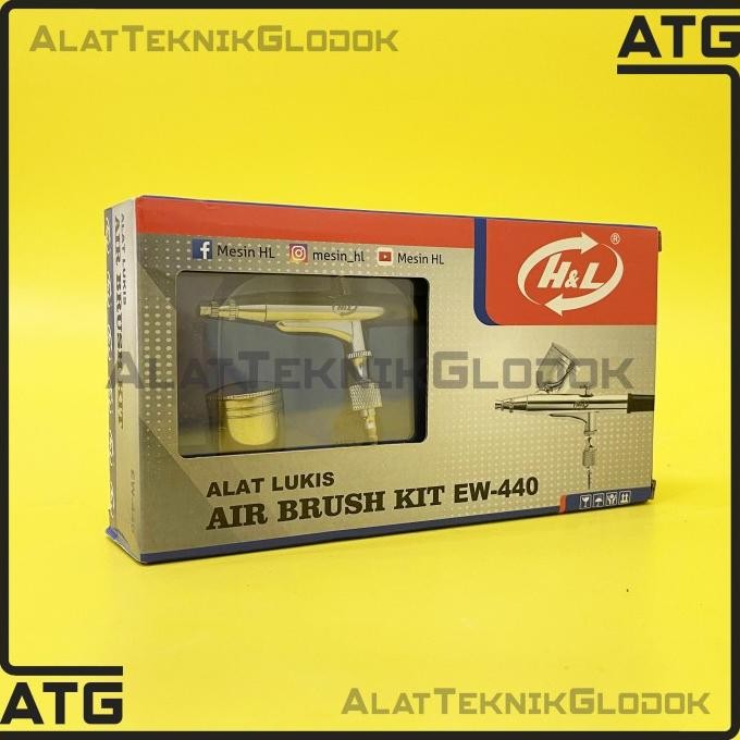 

Alat Lukis Pen Brush Kit H&L Hl Ew 440 / Spray Gun Cat Mesin Kompresor