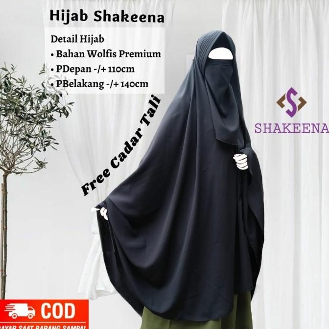Hijab instan wolfis jumbo cadar  HT
