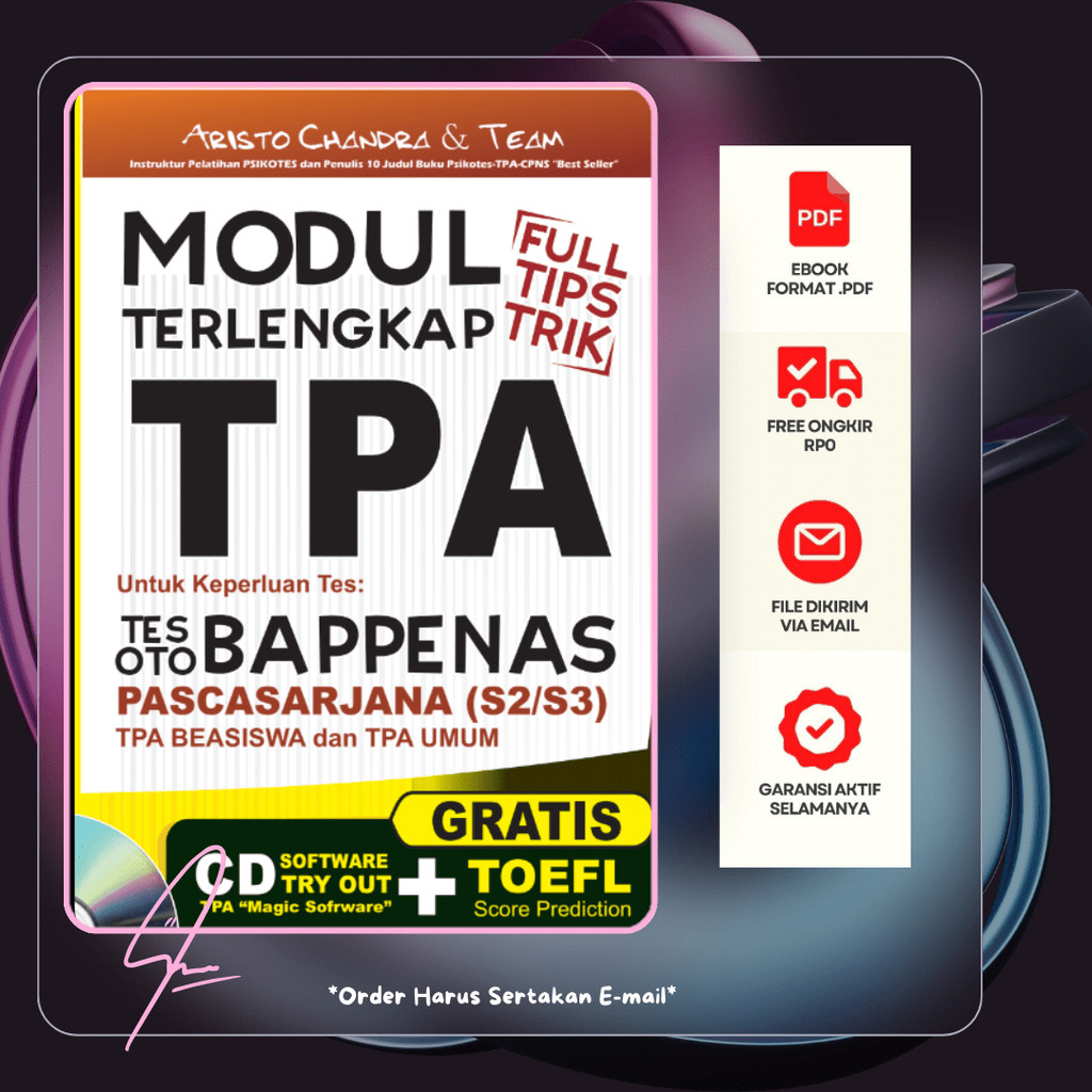 

141. MODUL TERLENGKAP TPA FULL TIPS DAN TRICK - [-]