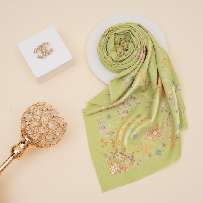 Jewel Series-Adeola Scarf-Peridot