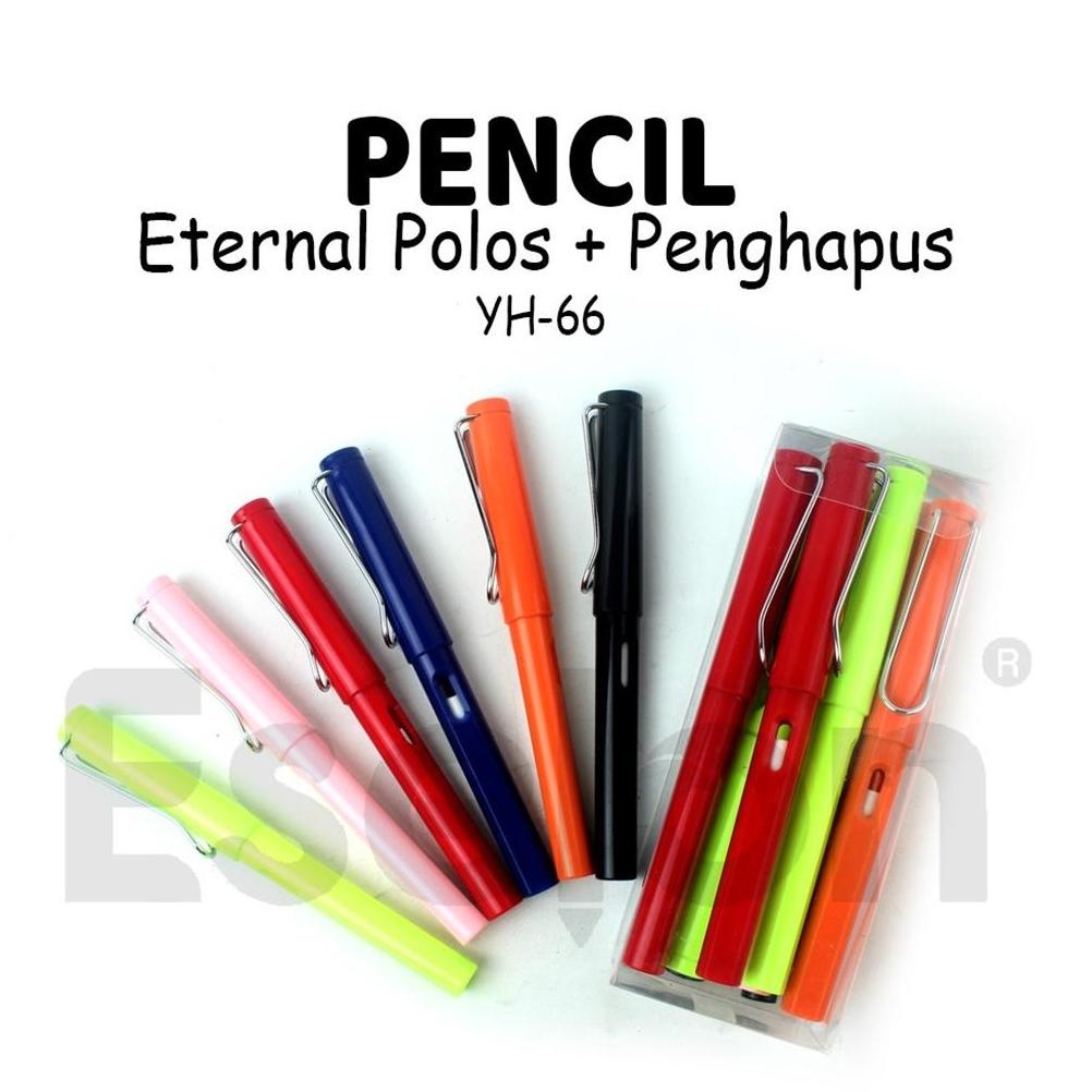 

1buah Pensil ETERNAL YH-66 + Penghapus/ Pensil Abadi Tanpa Diraut