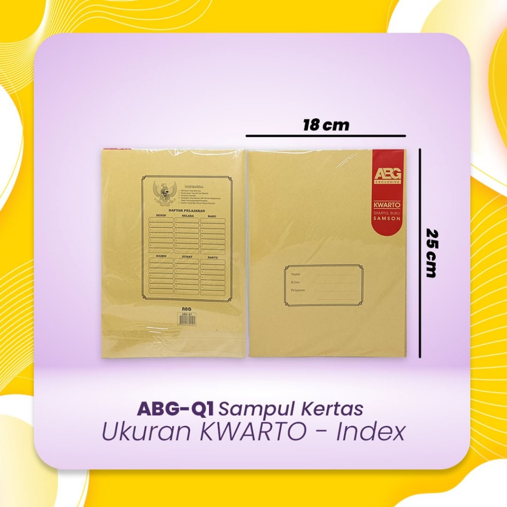 

ABG Sampul kertas isi 20 Lembar Ukuran Kwarto / Boxy Bigboss Sampul Polos Batik Index Sampul Cokelat