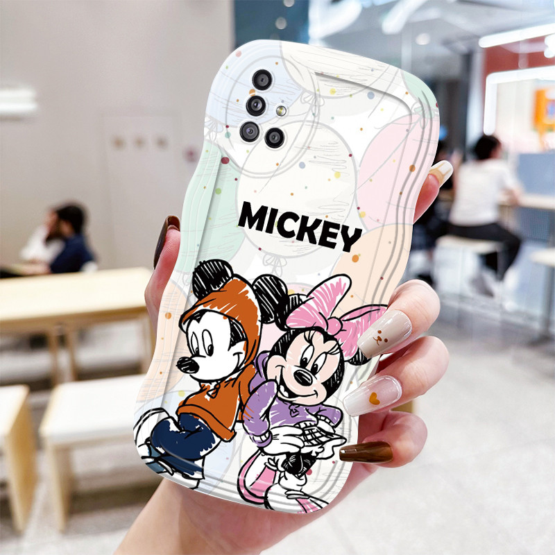 Casing Hp Untuk Samsung Galaxy A51 M40s Case Casing Kesing Mickey Mouse Softcase HP transparan pelin