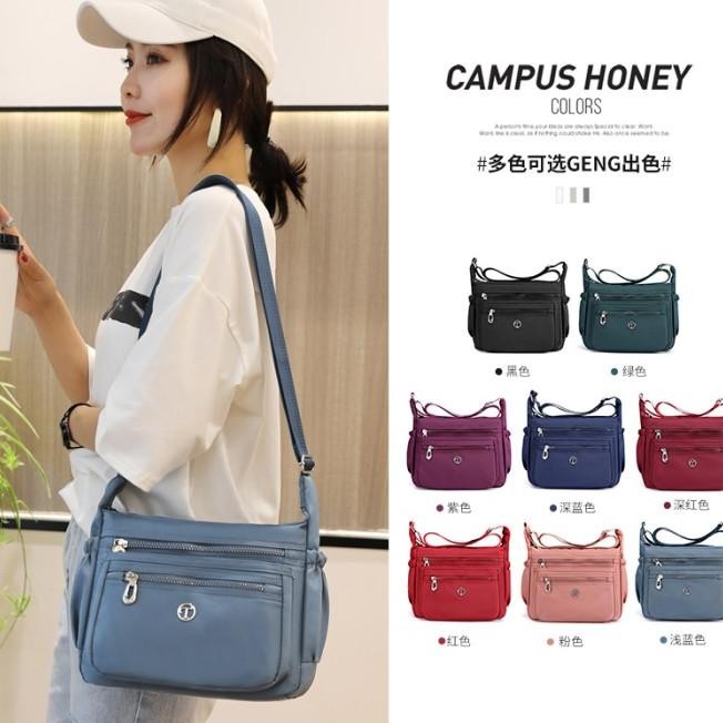 Tas Selempang Wanita / Tas Selempang Nylon Wanita Waterproof Nj79