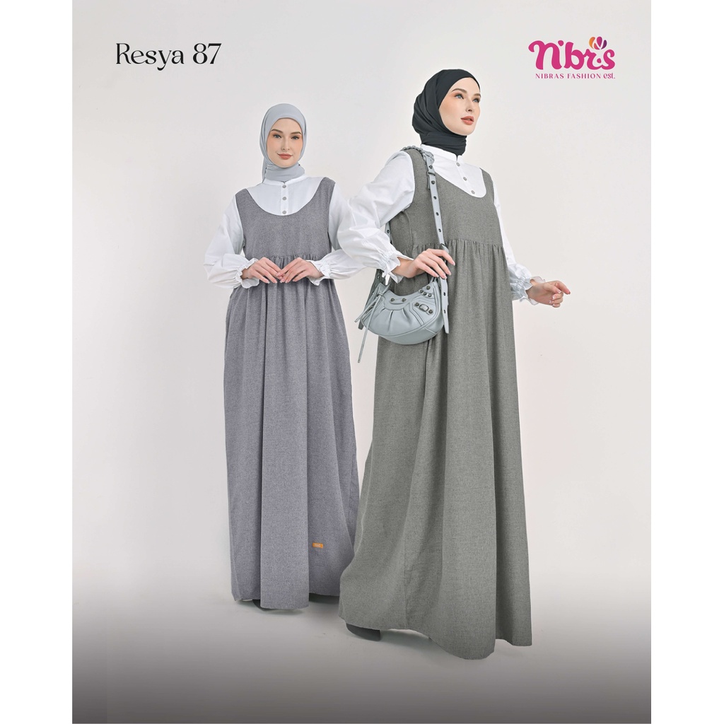 GAMIS NIBRAS RESYA 87 / GAMIS NIBRAS TERLARIS 2024 / GAMIS NIBRAS TERBARU 2024 / DRESS NIBRAS TERMUR