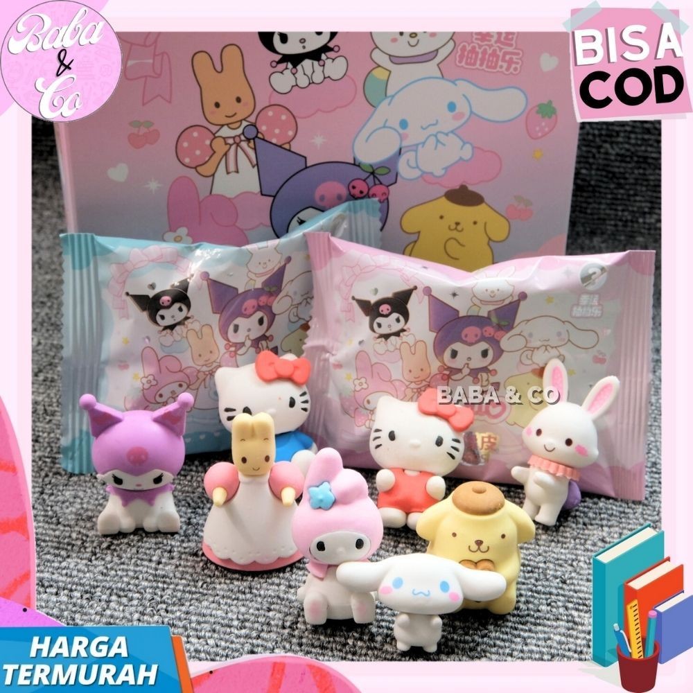 

PENGHAPUS MYSTERY BAG SANRIO B-1002 PENGHAPUS SANRIO FAMILY MISTERI BAG LUCU UNIK MURAH ALAT TULIS