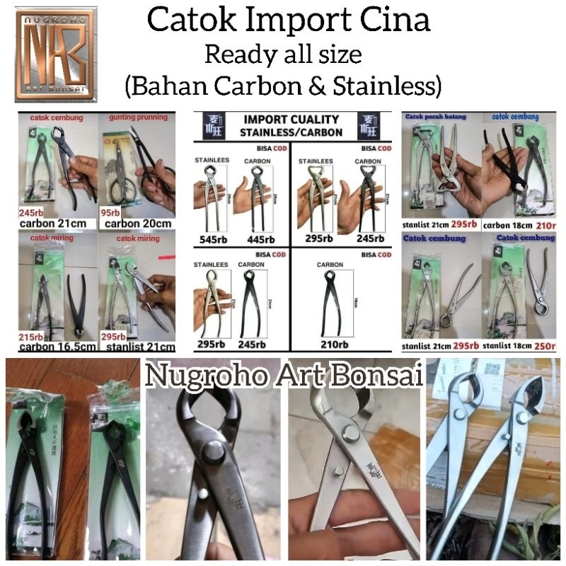 PANA Catok Bonsai Import Carbon & Stainless