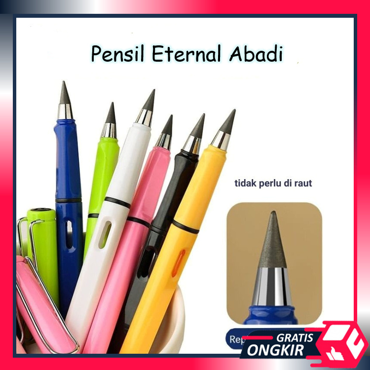 

Gratis Ongkir - S5946 Pensil Eternal Abadi Tak Bisa Habis / Pensil Magic Warna Macaron / Pensil