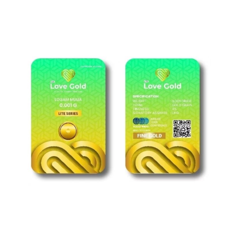 Emas 0.001gram Love Gold Lite Series