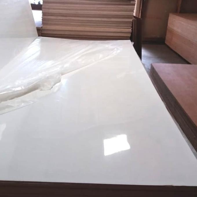 Triplek/Multiplek melamin putih glossy 3mm (120x60)cm, melamin plywood GAM