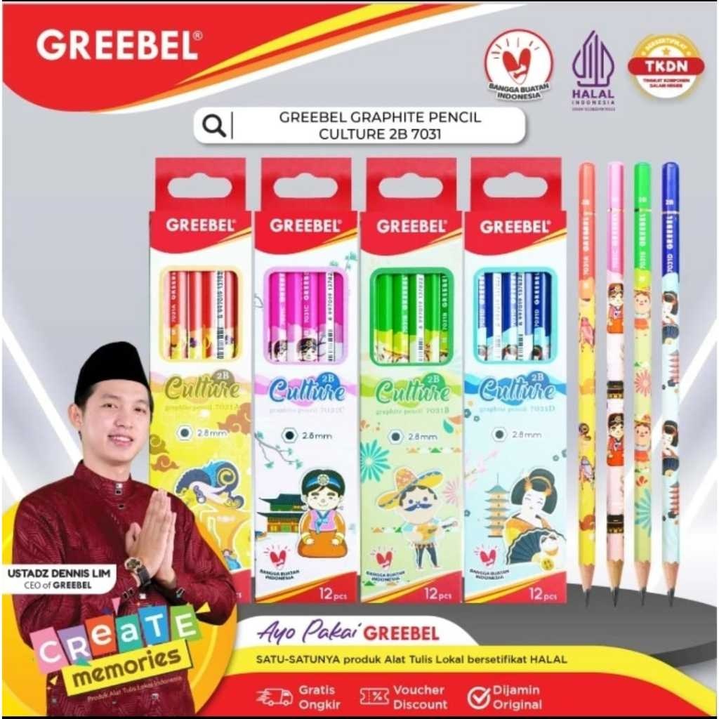 

pensil greebel 2B gambar lucu dan warna bagus SATUAN