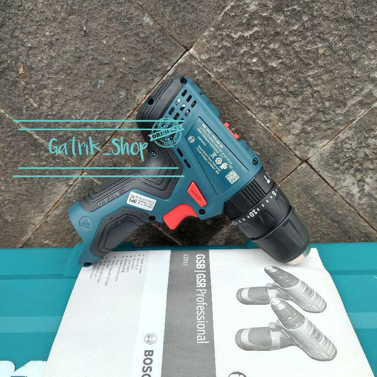 READY Bosch GSB 120 Li Bor baterai Bosch 12v Hammer drill Cordless / Bor Beton (Unit only)