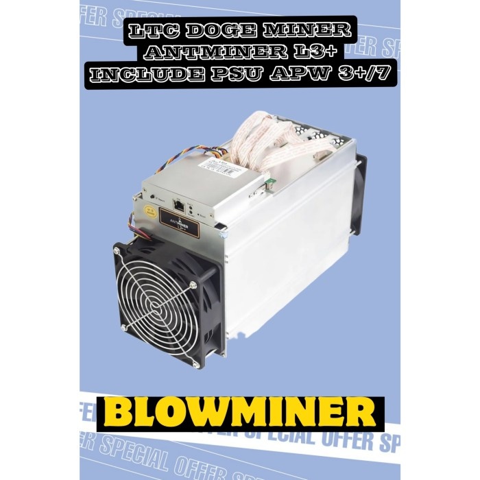 BITMAIN ANTMINER L3+ INCLUDE PSU APW 3+