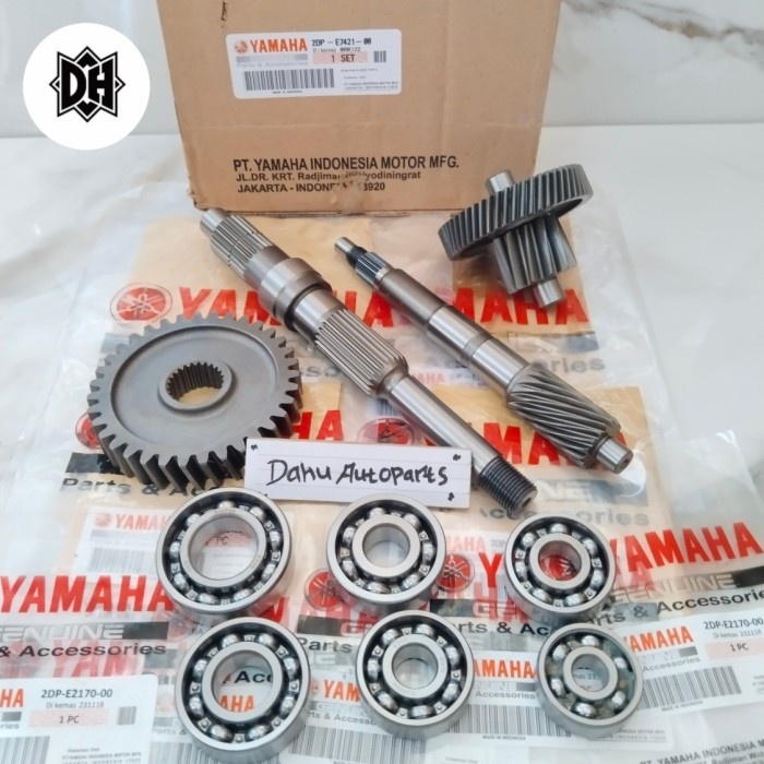 GIGI RASIO SET PLUS BEARING GIGI RASIO NMAX OLD NMAX NEW KODE 2DP ORI