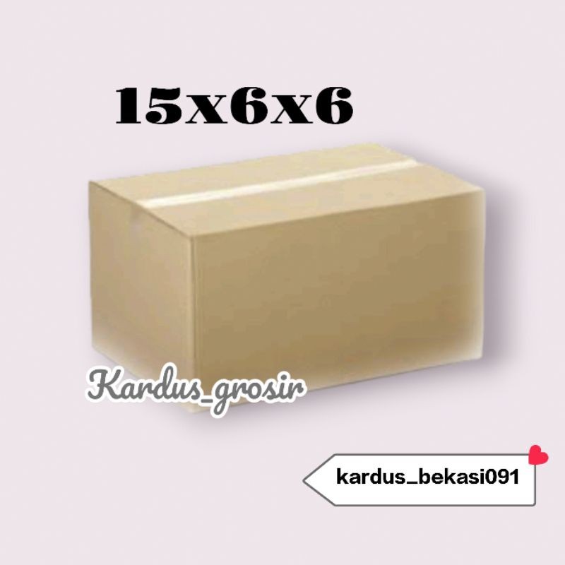 

kardus box packing 15x6x6