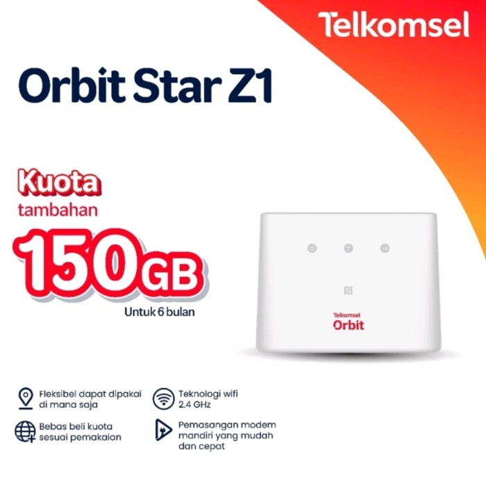 TELKOMSEL ORBIT STAR Z1 / Z2 MODEM WIFI 4G HIGH SPEED