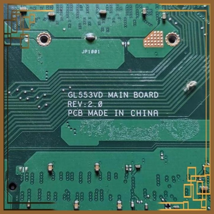 [BMG] MAINBOARD MOTHERBOARD MESIN ASUS ROG GL553VD ORIGINAL CABUTAN