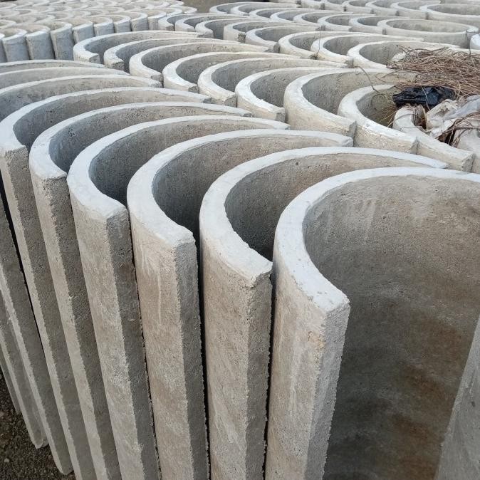 buis beton 40cm belah 1/2 lingkaran PSG