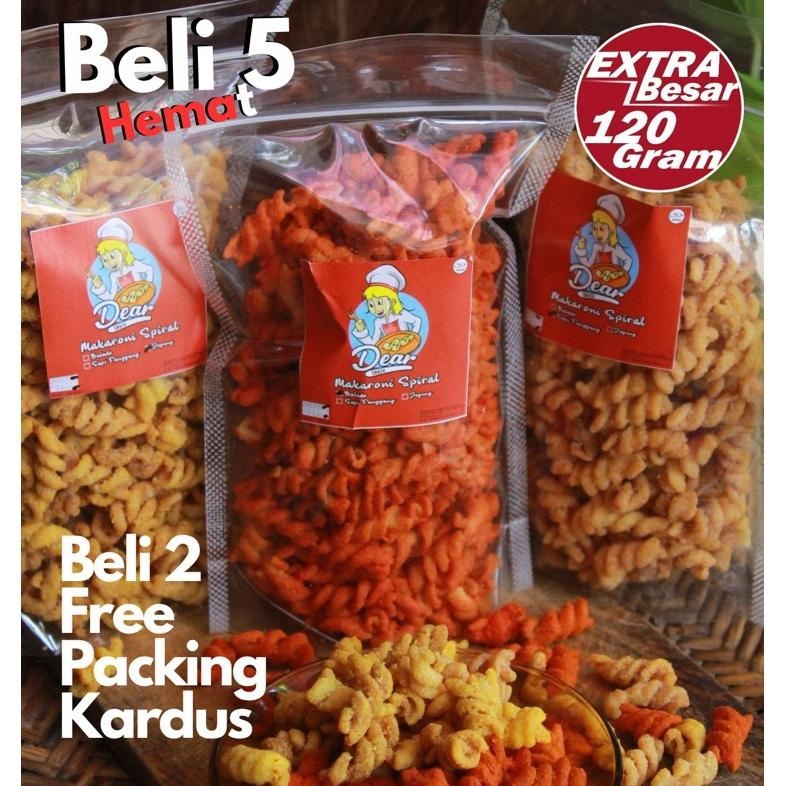 

Makaroni Spiral / Fusili Ulir makroni Balado macaroni Jagung macroni Sapi Panggang Pedas Daun Jeruk 120gr gram Snack Jajanan Camilan Cemilan Murah viral enak nagih