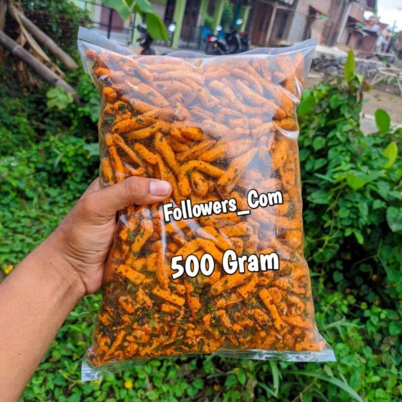 

Basreng Pedas Daun Jeruk | Original Daun Jeruk | Balado 500 Gram