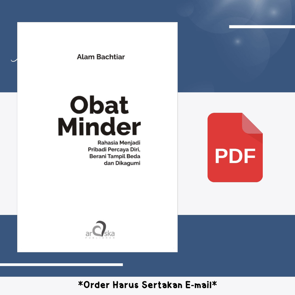 

542. OBAT MINDER RAHASIA MENJADI PRIBADI PERCAYA DIRI, BERANI TAMPIL BEDA - [-]