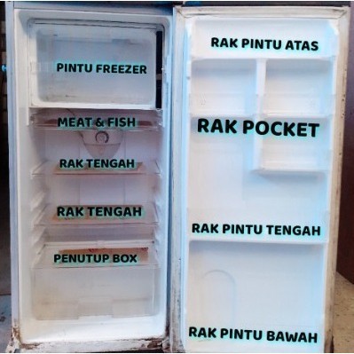 SPAREPART RAK KULKAS POLYTRON 1 PINTU PR - 189