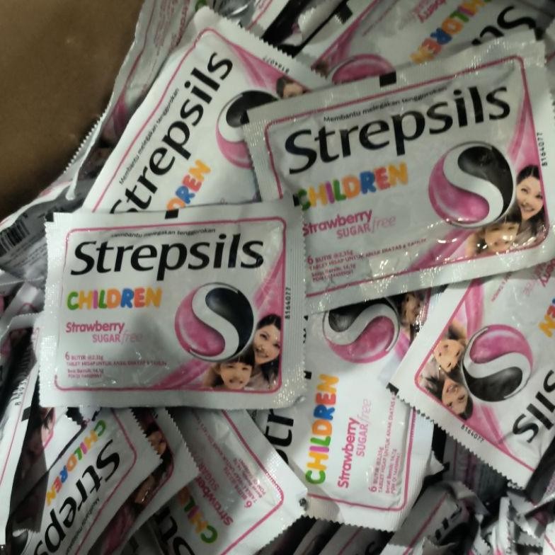 

Strepsils strawberry sugar isi 6 butir