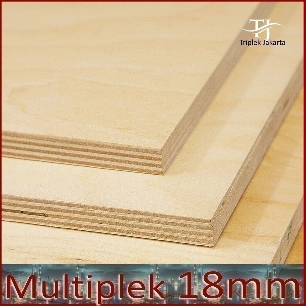 Multiplek 18 mm 80x40 cm | Triplek 18mm 40x80 cm | Palem Grade A