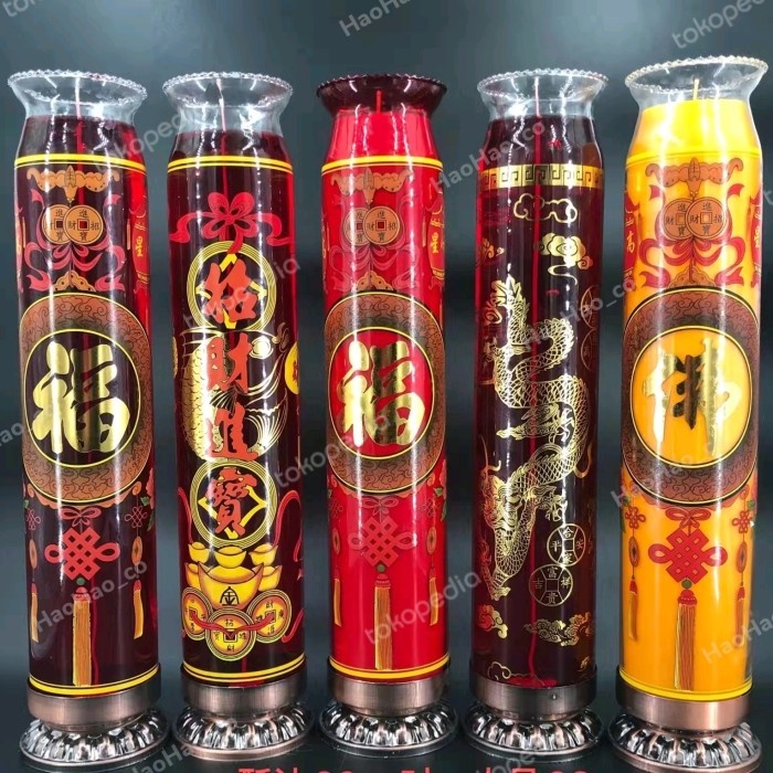 Lilin - Lilin Jelly Sembahyang Super Jumbo Ukuran 1 Bulan