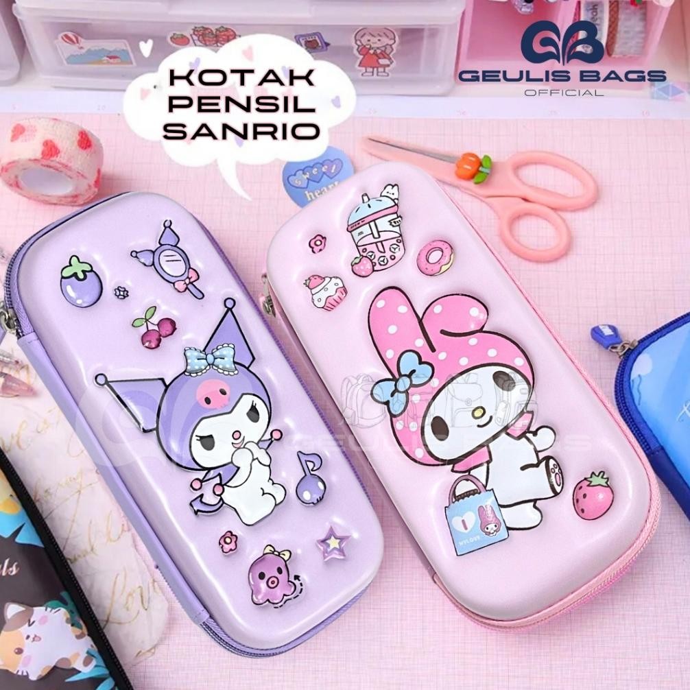 

Sale Geulis Bags Kotak Pensil Anak Sekolah Karakter 3D Timbul Sanrio Lucu Anti Air BisaCod