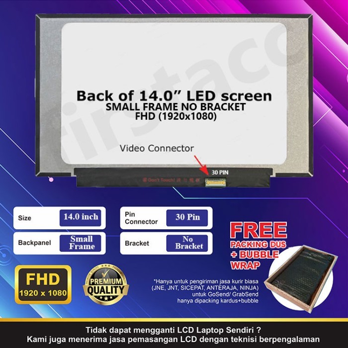 LCD LED LAPTOP LENOVO IDEAPAD SLIM 5 14ALC05 14ARE05 14ITL05 FHD